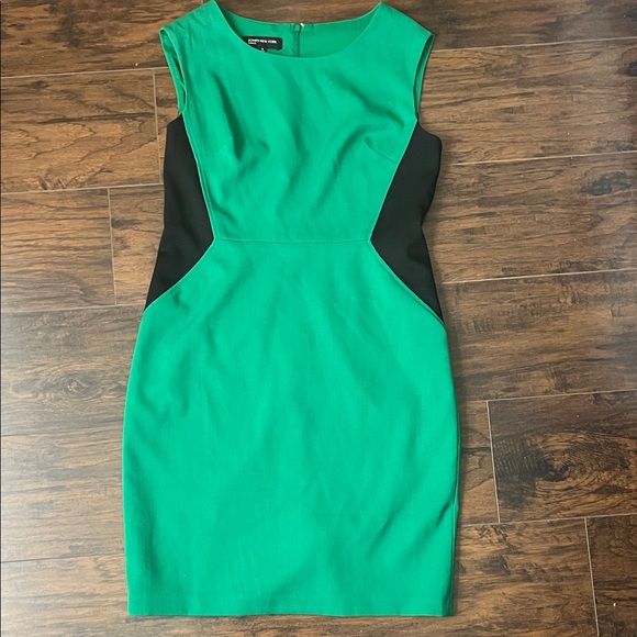 Jones New York Green and Black Midi Dress - Picture 1 of 2